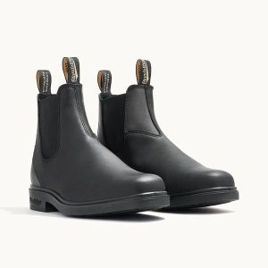 Black Full Grain Leather Chelsea Boots, Men's Dress 063 - Blundstone