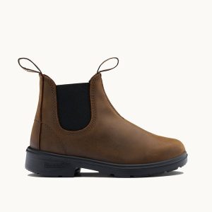 Antique Brown Leather Chelsea Boots, Kids' Series 1468 - Blundstone