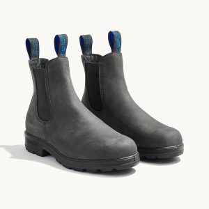 Rustic Black Premium Waterproof Leather High Top Boots, Women's Thermal 2273 - Blundstone
