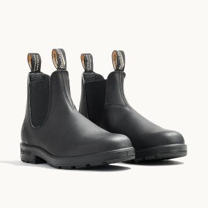 Black Premium Leather Chelsea Boots, Women's Originals 510 - Blundstone